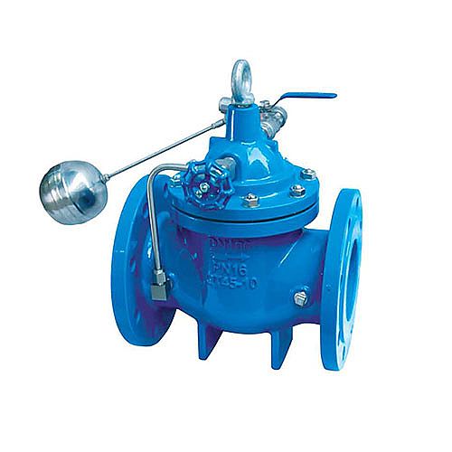 100X隔膜式(shi)遙控浮球(qiú)閥